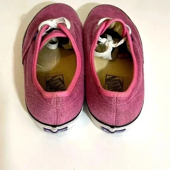 VANS Classic Low Skate Shoes Sneakers Hot Pink White RARE Purple Tag Women’s 7 - Picture 4 of 10